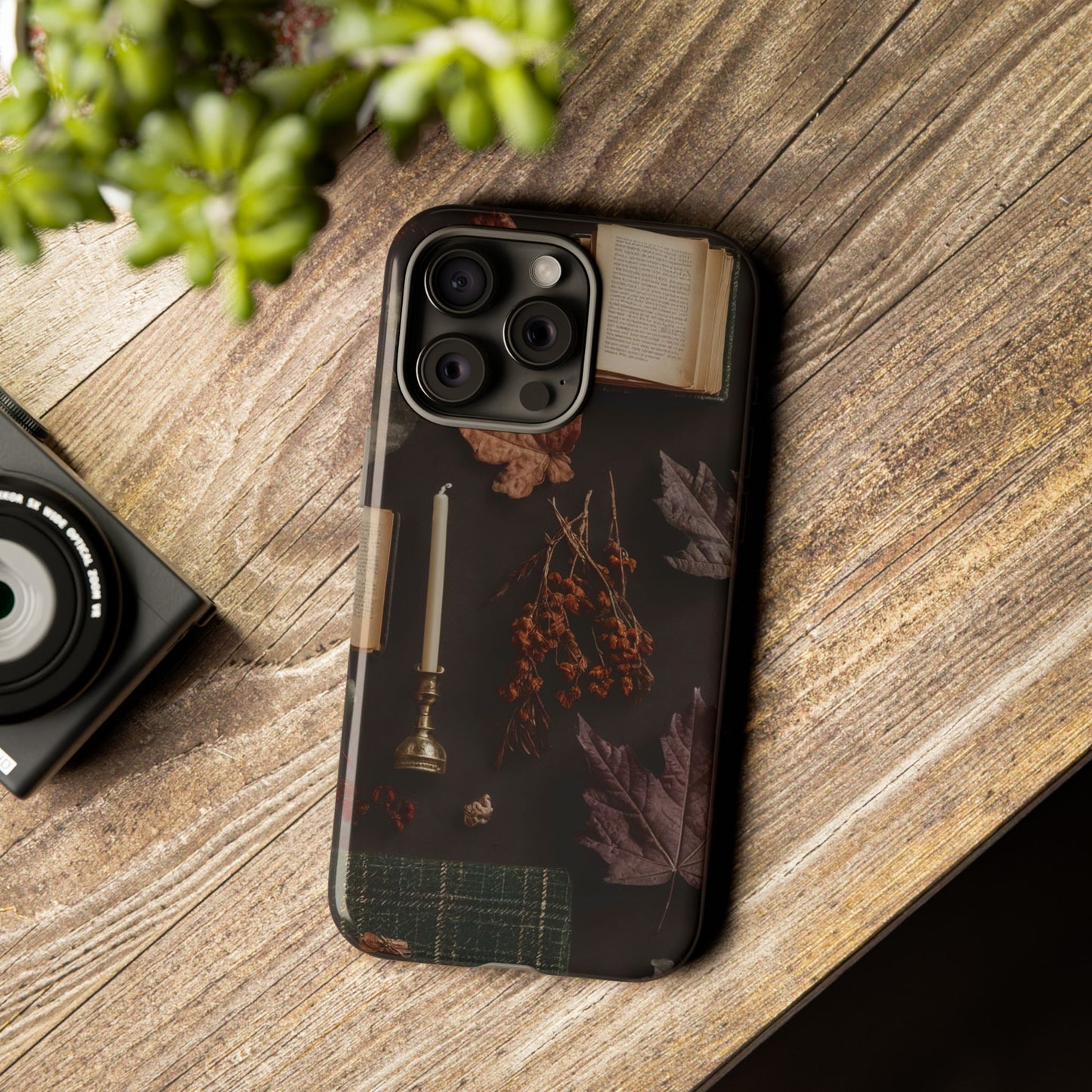 Floral Nature Phone Case, Tough Phone Case for Fall Decor, Phone Case for iPhone and Samsung, Stylish Protective Cover for iPhone