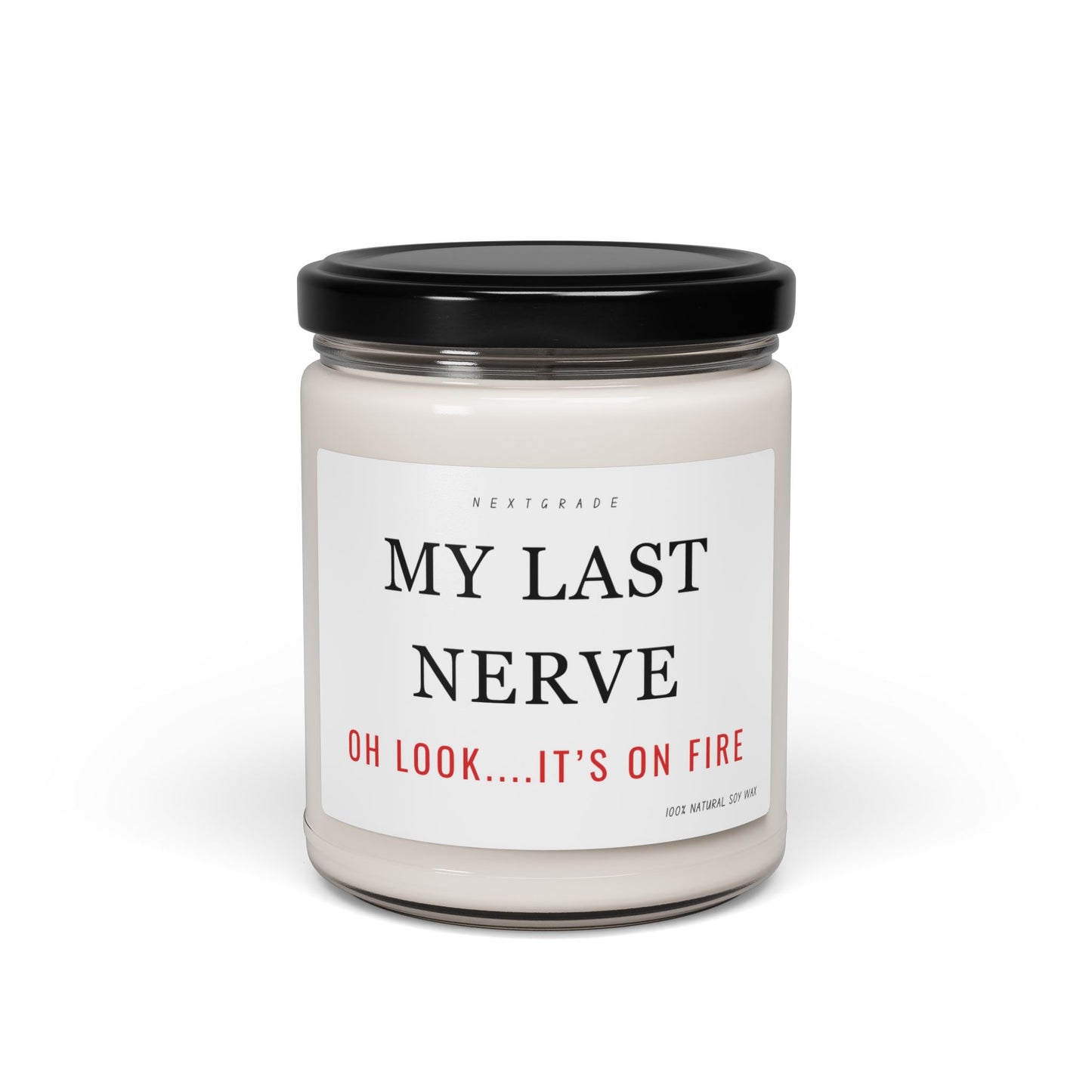 NEXTGRADE Gifts for Women, My Last Nerve Candle - Birthday Christmas Unique Gifts for Adults, Women, Her, BFF, Sister