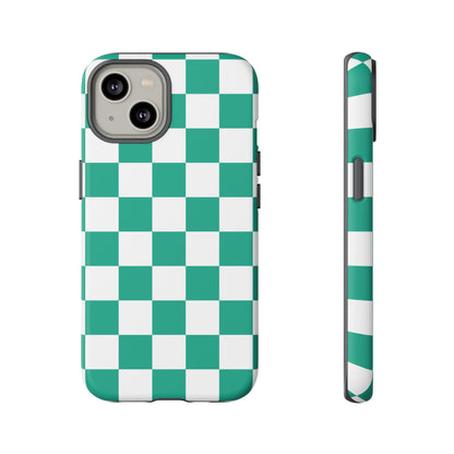 Checkered iPhone Case, Stylish Phone Cover,  Mobile Case For iPhone 17 Pro, 17, 16, 15, 14, 13, 12, 11, X, XR,XS MAX, Chic Gift for Her