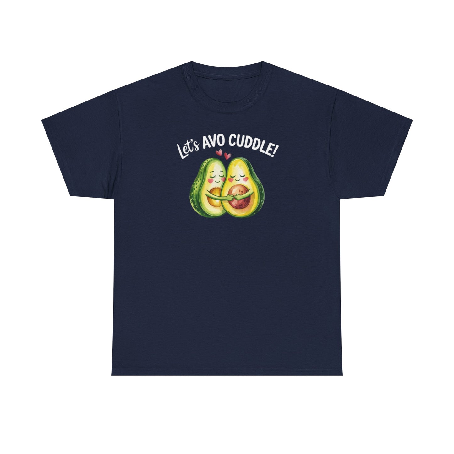Let's Avo Cuddle Avocado Shirt | Cute Pun Food Lover Tee | Couples Matching Shirt | Anniversary Gift for Him Her | Funny Avocado Tee