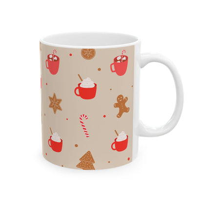 Cozy Hot Cocoa Mug, Perfect for Winter Warmth, Holiday Gifts, Coffee Lovers, Christmas Decor, and Seasonal Sips, Christmas Day Gift