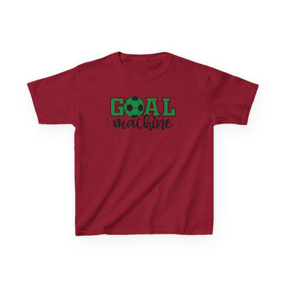 Goal Machine Kids T-Shirt, Green Soccer Ball Graphic Tee, Youth Soccer Shirt, Fun Sports Tee for Boys and Girls, FIFA World CUP 2026 Shirt