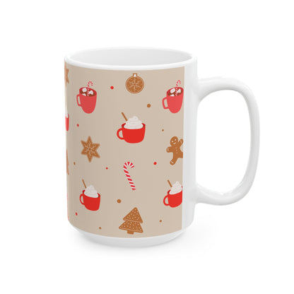 Cozy Hot Cocoa Mug, Perfect for Winter Warmth, Holiday Gifts, Coffee Lovers, Christmas Decor, and Seasonal Sips, Christmas Day Gift