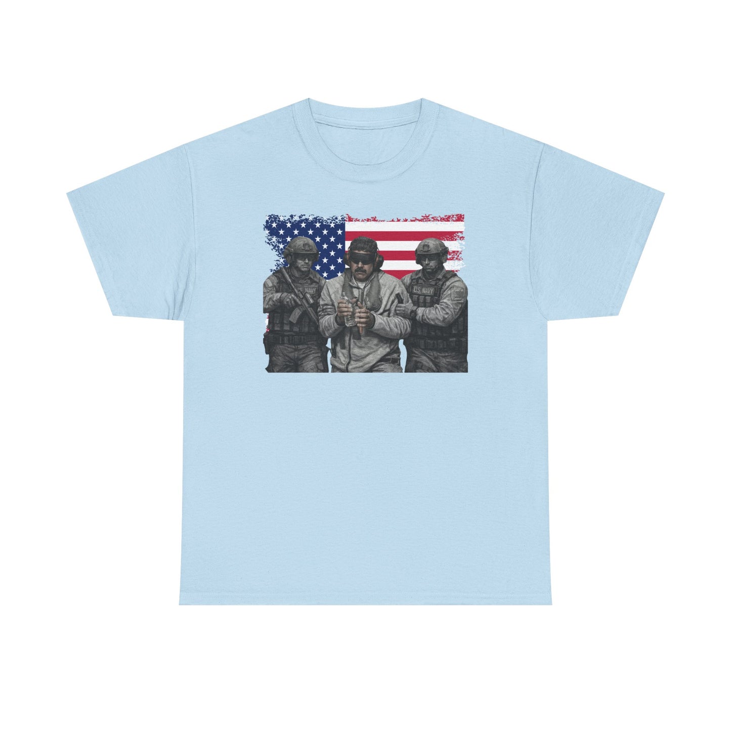 American Flag Soldiers T-Shirt | Patriotic Military Graphic Tee | Veteran Pride Shirt, USA Freedom Apparel Gift