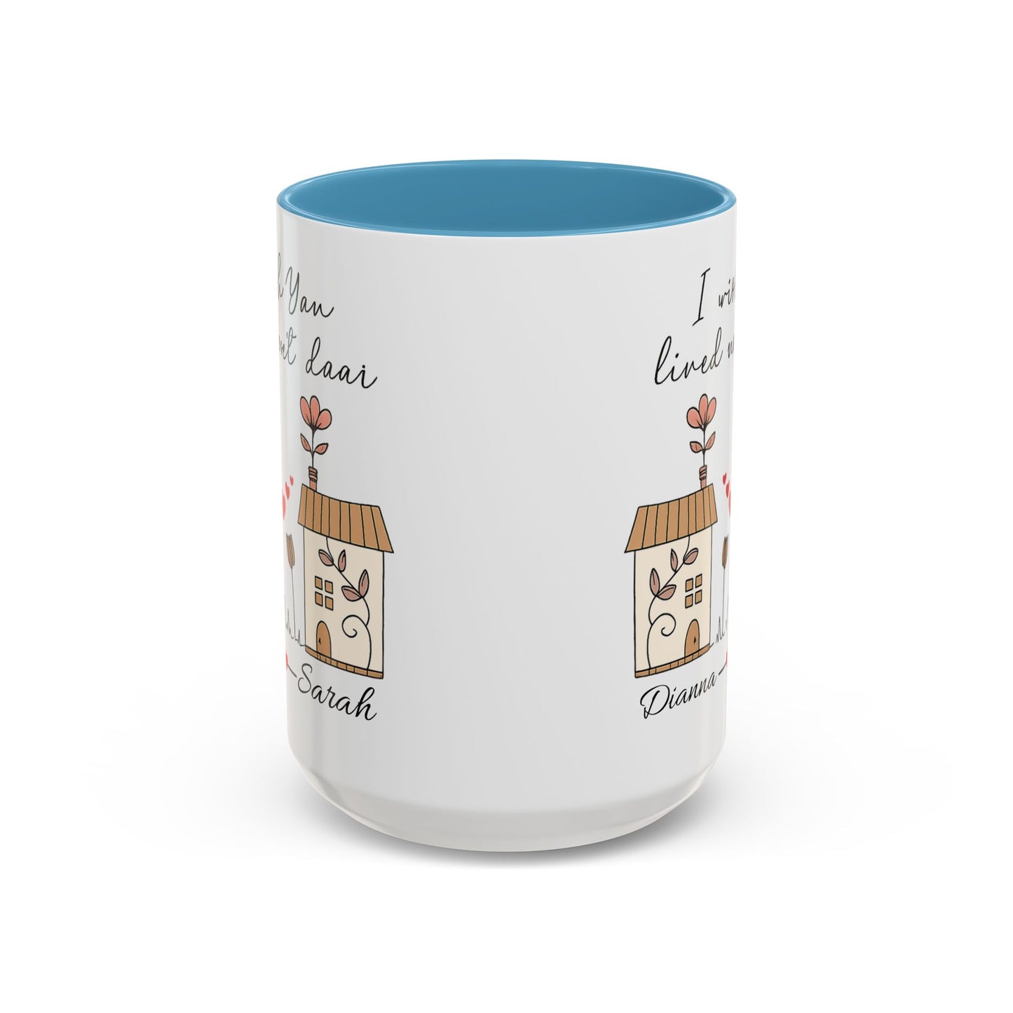 I Wish You Lived Next Door Mug, Christmas Gift for Best Friend, Long Distance Friendship Mug, Valentine's Day Gift for Her, Miss You Gift