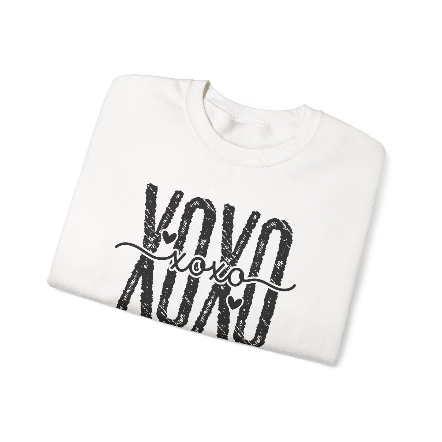 XOXO Sweatshirt Valentine Leopard Heart Print, Cute Retro Script Crewneck, Cozy Gift for Her, Vintage Graphic Pullover, Casual Outfit Top