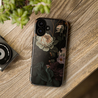 Floral Phone Case For iPhone And Samsung, Tough Cases, Flower Design, Stylish Protection, Gift for Her, Nature Lovers Accessory, Floral Gift