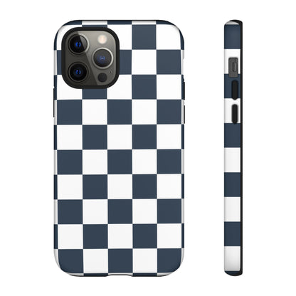 Checkered Pattern iPhone Case, iPhone Cover, Modern iPhone Accessory, Gift for Him, Trendy Mobile Protection