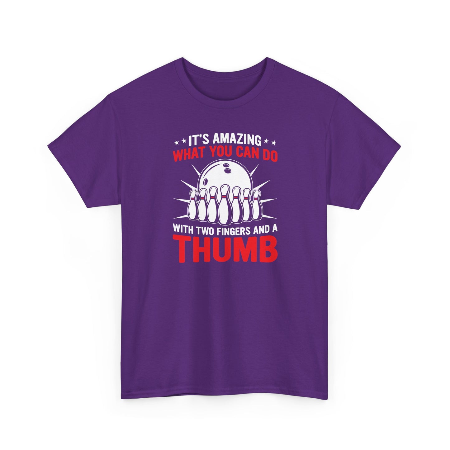 Bowling Humor Tee - Funny Graphic Unisex Heavy Cotton Shirt for Bowlers, Gift for Bowling Enthusiasts, Bowling Birthday, Sport Tee