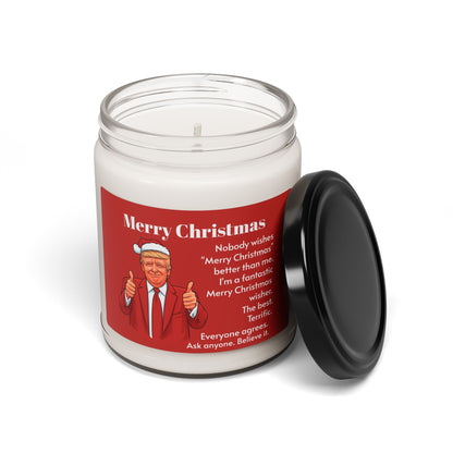 Funny Stocking stuffers | Trump Candle - Merry Christmas Gift, Hilarious Gag Gift for Him & Her, White Elephant, Secret Santa, Trump Gift