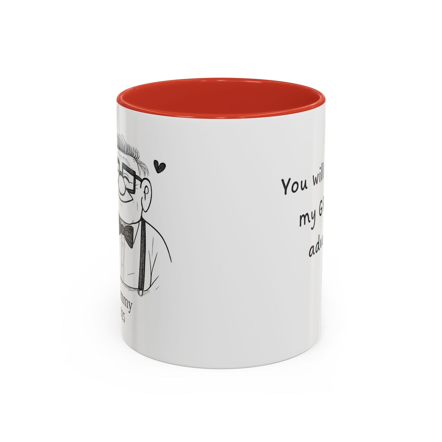 You're My Greatest Adventure Coffee Cup, Custom Line Drawing Couple Mug, Anniversary Gift For Husband Wife, Engagement Gift, Valentine's Day