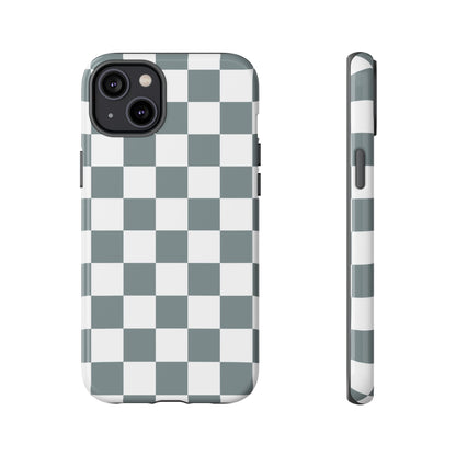 Stylish Checkerboard Phone Case, Durable Phone Cover, Unique Gift, iPhone 17 Pro, 17, 17 Air, 16, 15, 14, 13, 12, 11, X, XR, XS MAX