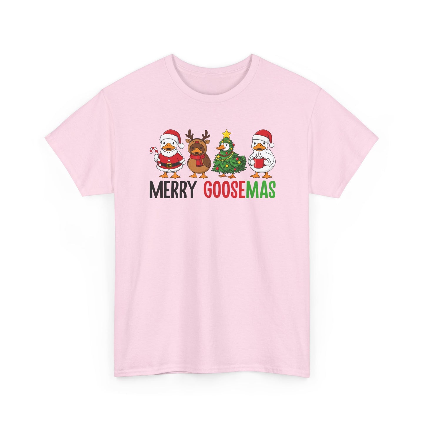 Merry Goosemas Shirt | Funny Christmas Goose T-Shirt | Holiday Humor Tee | Cute Santa Goose Shirt | Xmas Gift for Men & Women