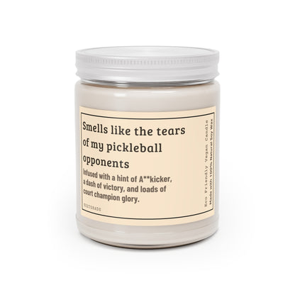 Scented Soy Candles, Pickleball-Themed Candles, Unique Gift for Athletes, Sports Candles, Home Fragrance, Funny Gift Idea