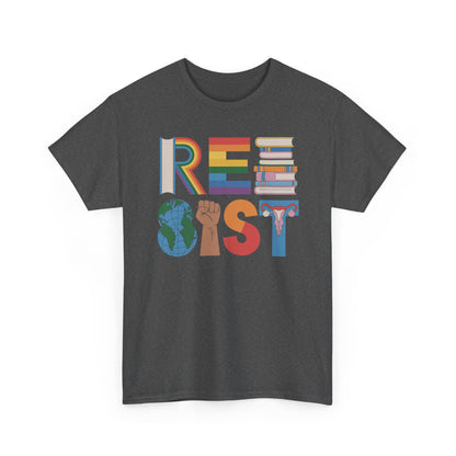 RESIST Equality Pride Shirt | Feminist LGBTQ Ally Graphic Tee | Social Justice Activism Shirt | Unisex Empowerment T-Shirt