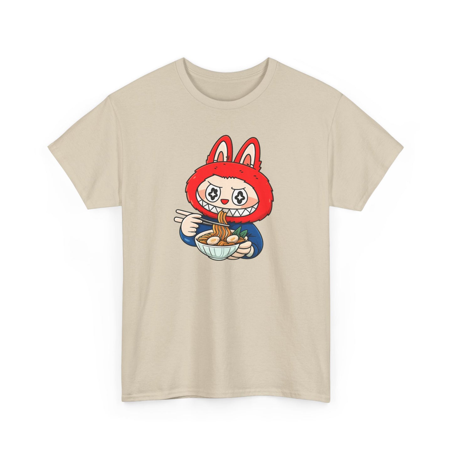 Labubu Ramen T-Shirt: Kawaii Japanese Anime Streetwear