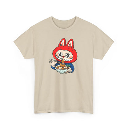 Labubu Ramen T-Shirt: Kawaii Japanese Anime Streetwear