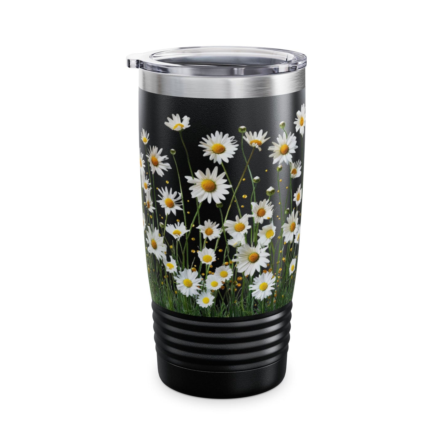 Daisy Floral Tumbler, Travel Mug for Nature Lovers, Eco-friendly Drinkware, Summer Vibes, Gift for Her, Outdoor Adventure