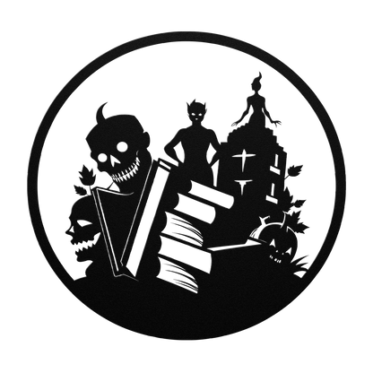 Books_Halloween_Metal_Wall_art_Black_Transparent_Mockup.png