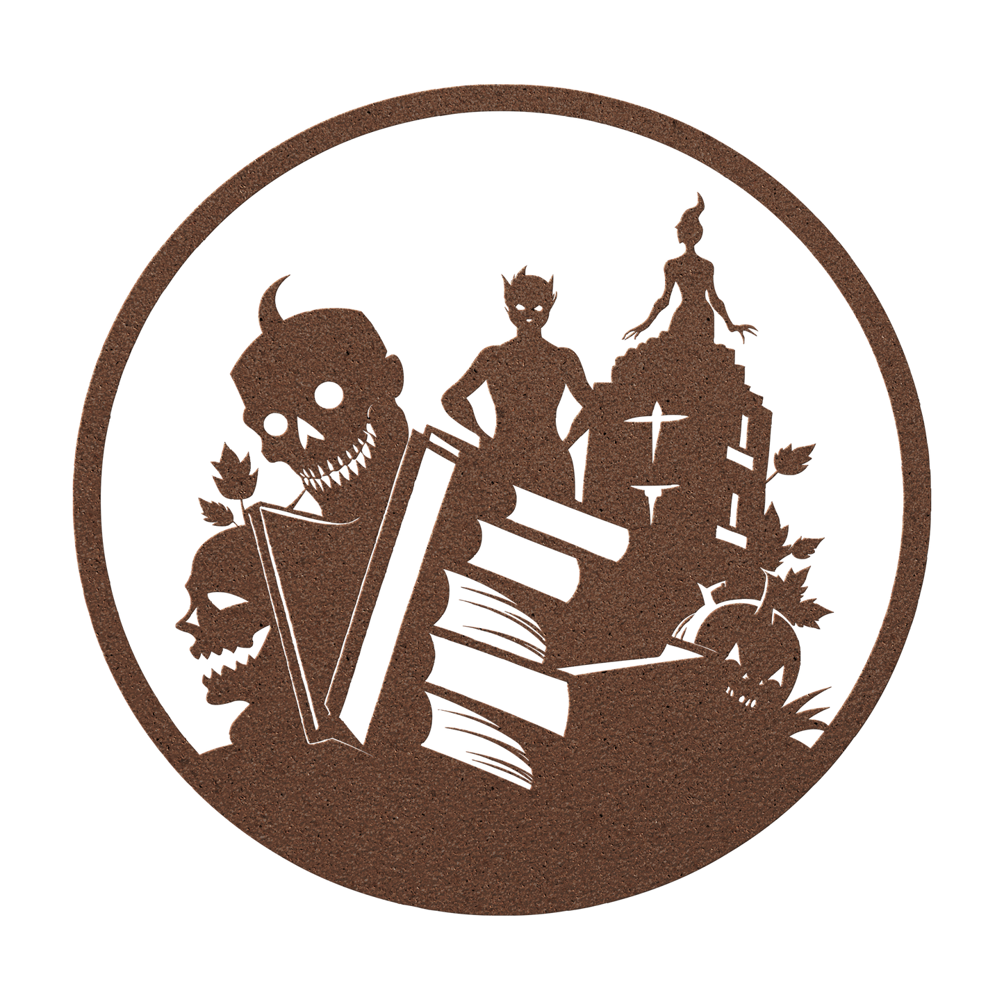 Books_Halloween_Metal_Wall_art_Copper_Transparent_Mockup.png