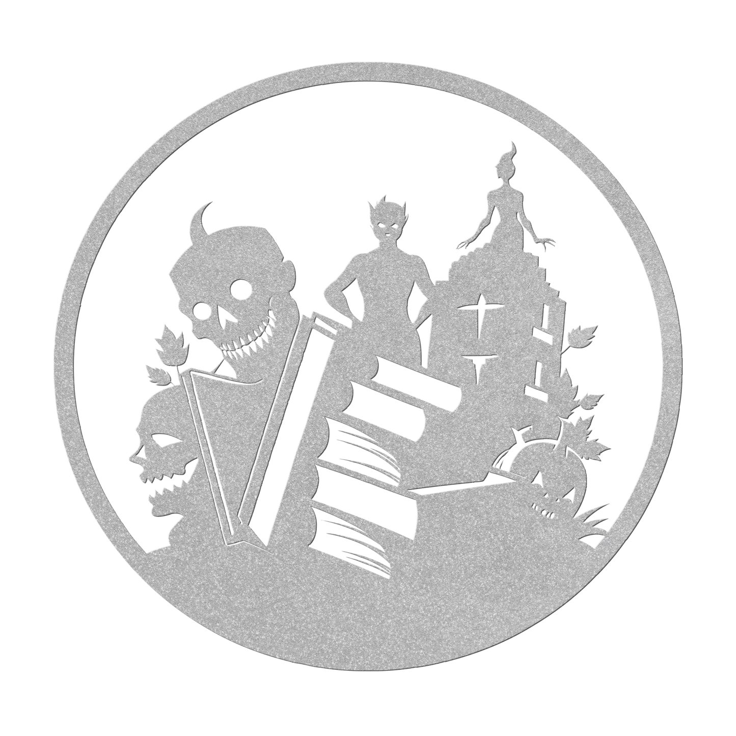 Books_Halloween_Metal_Wall_art_Silver_Transparent_Mockup.png
