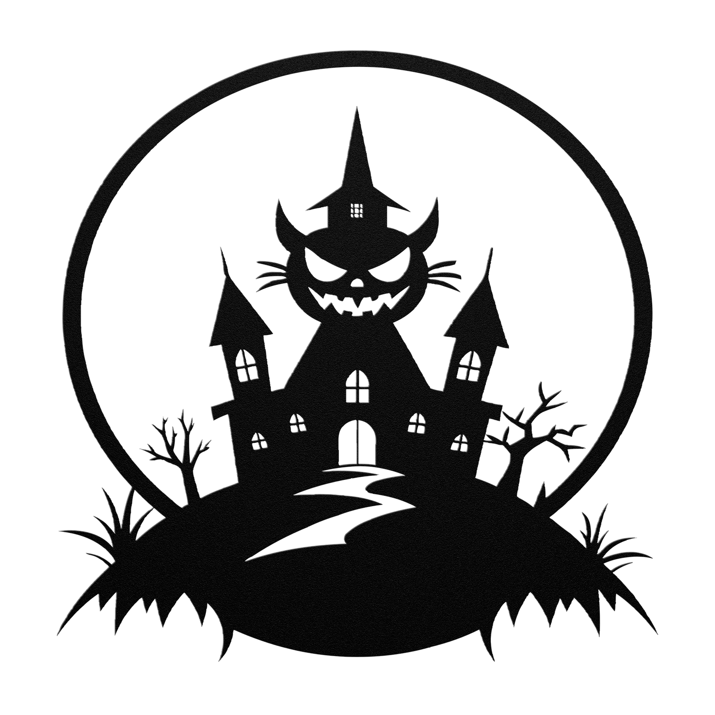 Halloween_House_Metal_Wall_art_Black_Transparent_Mockup.png