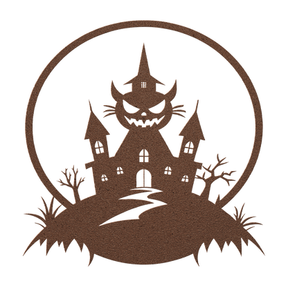 Halloween_House_Metal_Wall_art_Copper_Transparent_Mockup.png