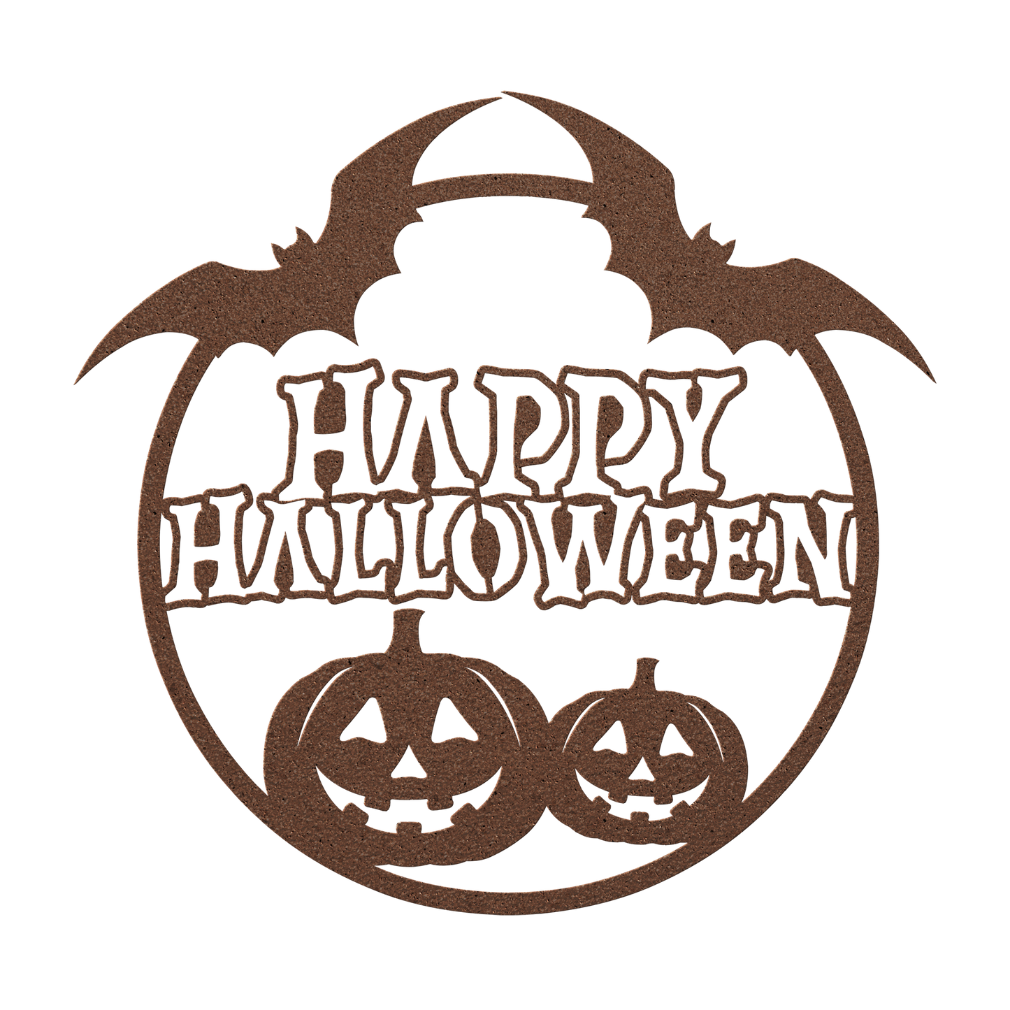 Happy_Halloween_Round_Metal_Wall_art_Copper_Transparent_Mockup.png