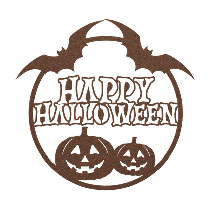 Happy_Halloween_Round_Metal_Wall_art_Copper_Transparent_Mockup.png