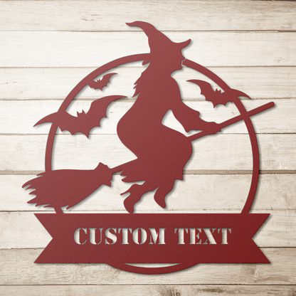 Happy_Metal_Wall_Art_Red_Simple_Wood_BKGD_Mockup.png