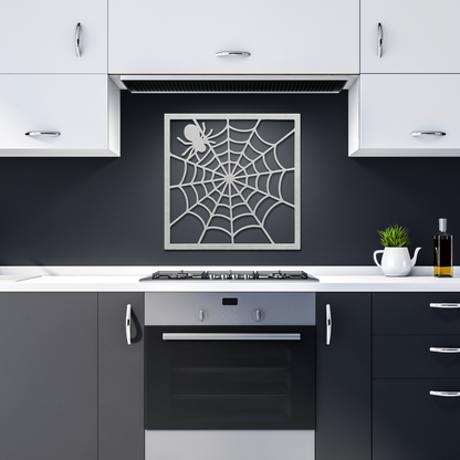 Spider_nest_Metal_Wall_Art_Silver_Dark_Kitchen_Mockup.png